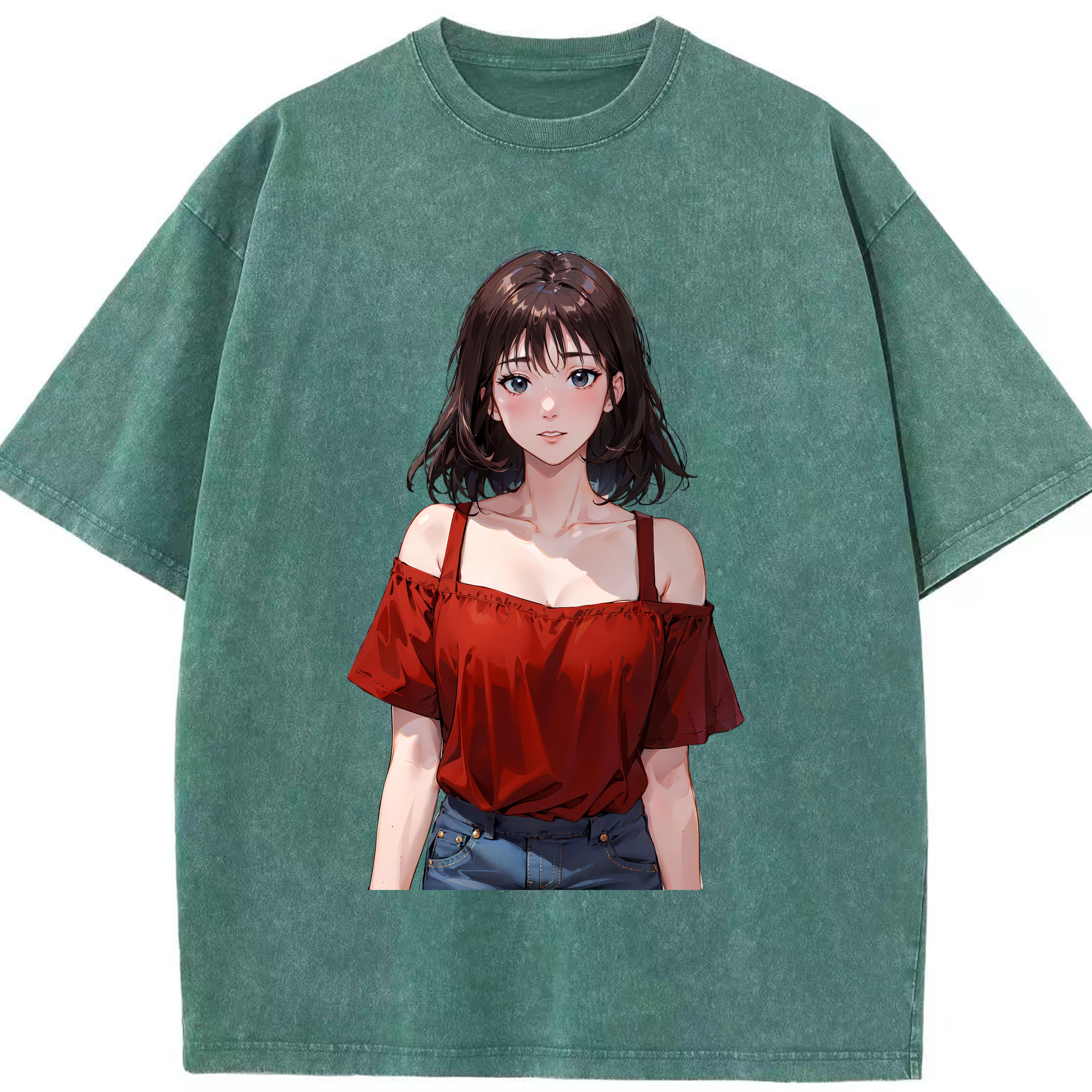 （画像用） SLAM DUNK／スラムダンク 綿100% ヴィンテージ風 半袖Tシャツ（フロントプリント）